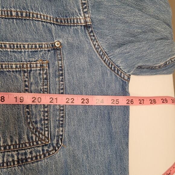 Vintage Banana Republic Denim Shirt Mens XL 90s Adventure Outfitter Y2K Dadcore - Picture 9 of 12